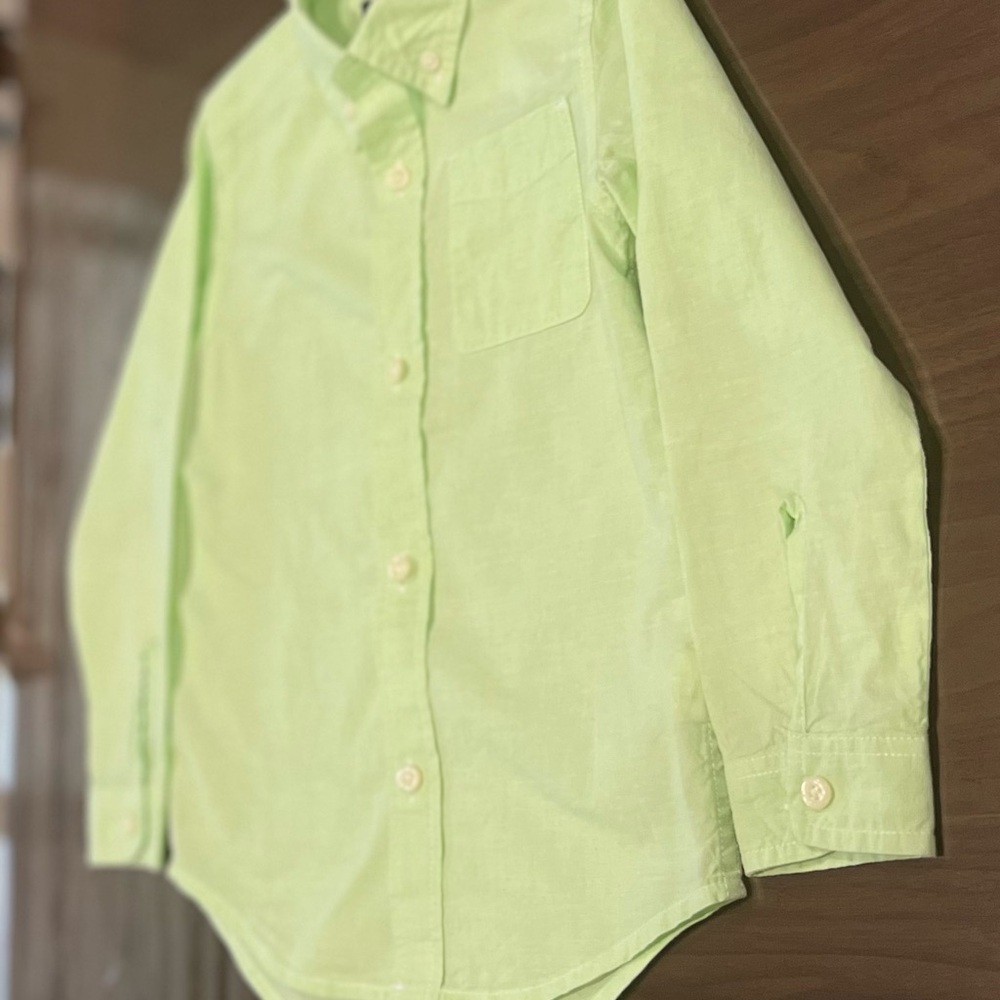 Place Light Green Button-Down Shirt